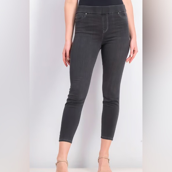 Liverpool Pants - Liverpool Denim Black Wash Legging Jegging Size 10‎